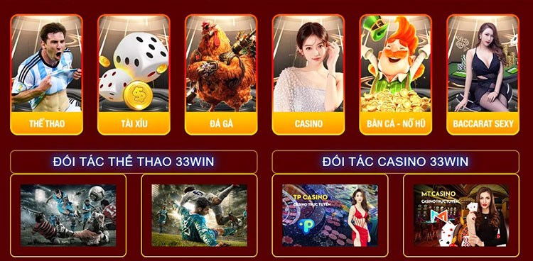 Top Game HOT tại Nhà Cái 33WIN2